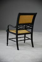 Victorian Ebonised Occasional Chair (4 of 9) Victorian Ebonised Occasional Chair (4 of 9)