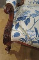 Victorian Walnut Armchair New Upholstery c.1860 (8 of 11) Victorian Walnut Armchair New Upholstery c.1860 (8 of 11)