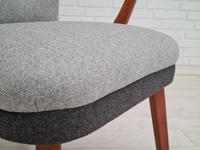 Danish lounge armchair, 60s, furniture wool, completely reupholstered (15 of 17) Danish lounge armchair, 60s, furniture wool, completely reupholstered (15 of 17)
