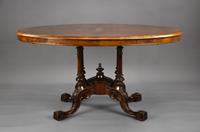 Victorian Burr Walnut Oval Loo Table (3 of 9) Victorian Burr Walnut Oval Loo Table (3 of 9)
