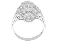 1.18ct Diamond & 14ct White Gold Dress Ring c.1930 (5 of 9) 1.18ct Diamond & 14ct White Gold Dress Ring c.1930 (5 of 9)