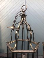 Pair English Glazed Brass Lanterns (7 of 9) Pair English Glazed Brass Lanterns (7 of 9)