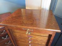Edwardian Oak Tambour Front Filing Cabinet (2 of 8) Edwardian Oak Tambour Front Filing Cabinet (2 of 8)