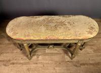 French Giltwood Tapestry Upholstered Window Seat (3 of 10) French Giltwood Tapestry Upholstered Window Seat (3 of 10)