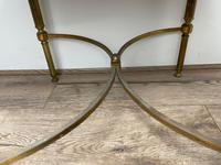 French Brass Square Leather Top Coffee Table (16 of 28) French Brass Square Leather Top Coffee Table (16 of 28)