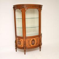 Antique Italian Walnut Display Cabinet (11 of 11) Antique Italian Walnut Display Cabinet (11 of 11)