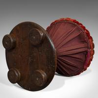 Antique Upholstered Stool, English, Walnut, Footstool, Tabouret, Regency, 1820 (9 of 9) Antique Upholstered Stool, English, Walnut, Footstool, Tabouret, Regency, 1820 (9 of 9)