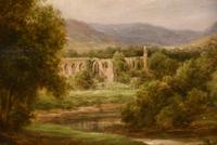 Oil Painting by William Ward Gill "Tintern Abbey" (4 of 7) Oil Painting by William Ward Gill "Tintern Abbey" (4 of 7)