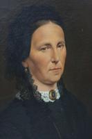 Quality Large Antique Oval Oil on Canvas Portrait Painting of a Lady 19th Century (2 of 4) Quality Large Antique Oval Oil on Canvas Portrait Painting of a Lady 19th Century (2 of 4)
