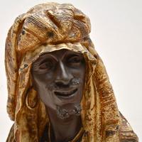 Antique Bronzed Spelter Bust of a Moorish Man (8 of 10) Antique Bronzed Spelter Bust of a Moorish Man (8 of 10)