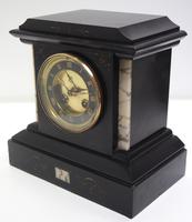Fine French Slate & Marble Mantel Clock 8 Day Striking Mantle Clock (7 of 10) Fine French Slate & Marble Mantel Clock 8 Day Striking Mantle Clock (7 of 10)
