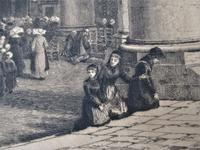 Fine antique print, Axel Herman Haig etching, Chartres Cathedral, signed 1881 (4 of 9) Fine antique print, Axel Herman Haig etching, Chartres Cathedral, signed 1881 (4 of 9)