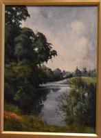 View of the Trent, oil painting by Percy Robinson (6 of 8) View of the Trent, oil painting by Percy Robinson (6 of 8)