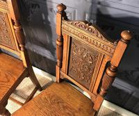 Pair of Victorian Oak Hall Chairs (5 of 17) Pair of Victorian Oak Hall Chairs (5 of 17)