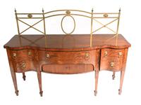 Georgian Style Sideboard Mahogany Server Brass Gallery c.1880 (2 of 15) Georgian Style Sideboard Mahogany Server Brass Gallery c.1880 (2 of 15)