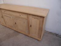 Flat Antique Pine 4 Door 1 Drawer Sideboard / TV Stand to wax / paint (6 of 8) Flat Antique Pine 4 Door 1 Drawer Sideboard / TV Stand to wax / paint (6 of 8)