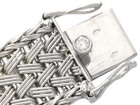 1.50ct Diamond & 18ct White Gold Bracelet - Vintage French c.1940 (6 of 10) 1.50ct Diamond & 18ct White Gold Bracelet - Vintage French c.1940 (6 of 10)