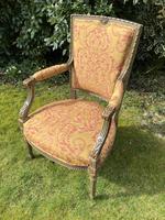 Pair of French Armchairs in Original Paint Finish (8 of 10) Pair of French Armchairs in Original Paint Finish (8 of 10)