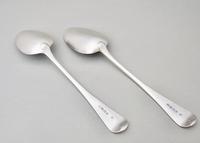 Elegant Pair of Georgian Silver Table Spoons by Henry Day, London 1820 (3 of 4) Elegant Pair of Georgian Silver Table Spoons by Henry Day, London 1820 (3 of 4)