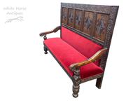 Exceptional Large Antique Carved 18th Century English Oak Settle, Hall Seat, Pew (4 of 10) Exceptional Large Antique Carved 18th Century English Oak Settle, Hall Seat, Pew (4 of 10)