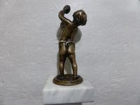 Small Bronze Putti Desk Ornament. 18th Century (4 of 6) Small Bronze Putti Desk Ornament. 18th Century (4 of 6)