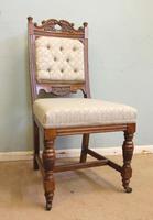 Antique Victorian Set of Eight Oak Dining Chairs (3 of 16) Antique Victorian Set of Eight Oak Dining Chairs (3 of 16)