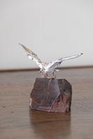Cast Metal Painted Seagull on Marble Base (3 of 5) Cast Metal Painted Seagull on Marble Base (3 of 5)