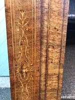Antique Inlaid Walnut Display Cabinet (10 of 10) Antique Inlaid Walnut Display Cabinet (10 of 10)