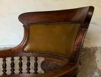 Exceptional 19thc Antique Mahogany Upholstered Library Captains Desk Armchair (6 of 12) Exceptional 19thc Antique Mahogany Upholstered Library Captains Desk Armchair (6 of 12)