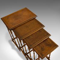 Antique Quartetto of Tables, English, Walnut, Mahogany, Nest, Edwardian, C.1910 (4 of 10) Antique Quartetto of Tables, English, Walnut, Mahogany, Nest, Edwardian, C.1910 (4 of 10)