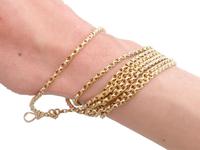 9ct Yellow Gold Longuard Chain - Antique c.1890 (11 of 12) 9ct Yellow Gold Longuard Chain - Antique c.1890 (11 of 12)