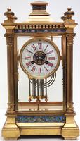 Antique French Table Regulator with Compensating Pendulum 8 Day 4 Glass Mantel Clock (2 of 12) Antique French Table Regulator with Compensating Pendulum 8 Day 4 Glass Mantel Clock (2 of 12)