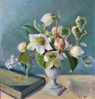 Fabulous Original 20th Century Floral Still Life Study Oil on Board Painting (2 of 11) Fabulous Original 20th Century Floral Still Life Study Oil on Board Painting (2 of 11)