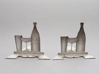 Pair of Edwardian Silver Cocktail Menu Holders by Goldsmiths & Silversmiths, London, 1905 (10 of 10) Pair of Edwardian Silver Cocktail Menu Holders by Goldsmiths & Silversmiths, London, 1905 (10 of 10)