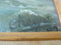 Fine "Lifeboat in Stormy Sea" oil on canvas- signed "Cheyne " (5 of 5) Fine "Lifeboat in Stormy Sea" oil on canvas- signed "Cheyne " (5 of 5)