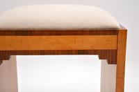 Art Deco Period Burr Maple & Walnut Stool (6 of 8) Art Deco Period Burr Maple & Walnut Stool (6 of 8)