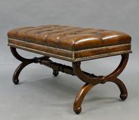 William IV Mahogany X frame Stool (4 of 6) William IV Mahogany X frame Stool (4 of 6)