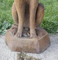 Pair of Large Outdoor Weathered Cast Iron Greyhound Dogs (4 of 9) Pair of Large Outdoor Weathered Cast Iron Greyhound Dogs (4 of 9)