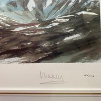 HRH Prince Charles signed Limited Edition Artists Proof Print titled "Lochnagar" with fitted case and certificate of Authenticity (13 of 14) HRH Prince Charles signed Limited Edition Artists Proof Print titled "Lochnagar" with fitted case and certificate of Authenticity (13 of 14)