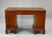 Victorian Oak & Walnut Pedestal Desk (9 of 10) Victorian Oak & Walnut Pedestal Desk (9 of 10)
