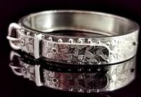 Antique Victorian Silver Buckle Bangle (5 of 11) Antique Victorian Silver Buckle Bangle (5 of 11)