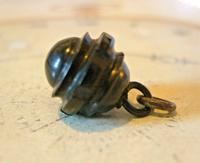 Antique Pocket Watch Chain Fob 1890s Victorian Black Vulcanite Ball Fob (2 of 7) Antique Pocket Watch Chain Fob 1890s Victorian Black Vulcanite Ball Fob (2 of 7)