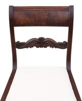 Pair of Regency mahogany dining side hall bedroom chairs C1825 (3 of 7) Pair of Regency mahogany dining side hall bedroom chairs C1825 (3 of 7)