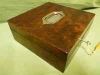 Amboyna Jewellery – Table Box. C1890 (3 of 10) Amboyna Jewellery – Table Box. C1890 (3 of 10)