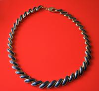 Excellent Vintage Gilt Blue Enamel Necklace & Bracelet Boxed Set - Ideal Gift / Present (3 of 7) Excellent Vintage Gilt Blue Enamel Necklace & Bracelet Boxed Set - Ideal Gift / Present (3 of 7)
