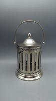 Antique English Silver Plate & Cut Glass Biscuit Barrel / Ice Bucket (4 of 6) Antique English Silver Plate & Cut Glass Biscuit Barrel / Ice Bucket (4 of 6)