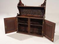 Well Carved Late 19th Century Hanging Cupboard (4 of 5) Well Carved Late 19th Century Hanging Cupboard (4 of 5)