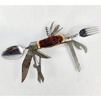 Vintage Japanese Antler Handle 11 Piece Pocket Knife (5 of 9) Vintage Japanese Antler Handle 11 Piece Pocket Knife (5 of 9)