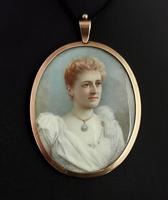 Antique Portrait Miniature, Mourning Pendant, 9ct Gold (12 of 12) Antique Portrait Miniature, Mourning Pendant, 9ct Gold (12 of 12)