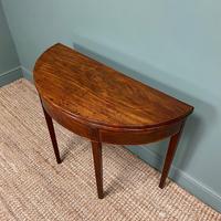 Georgian Mahogany Demi Lune Tea Table / Console Table (2 of 5) Georgian Mahogany Demi Lune Tea Table / Console Table (2 of 5)